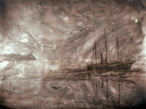 SSルーズベルト、1905年に進水したアメリカの蒸気船で、ロバート・ピアリーの極地探検のために建造された。 作： Robert Edwin Peary