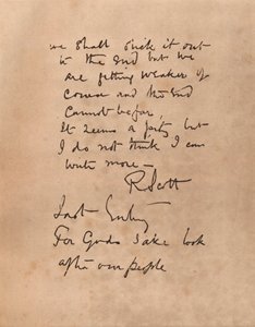 スコット船長の日記の最後のページ、1912年1935年 作： Robert Falcon Scott