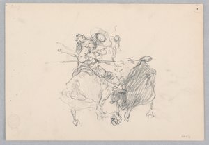 闘牛、スペイン 作： Robert Frederick Blum