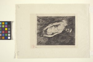 男の図（インク） 作： Robert Frederick Blum