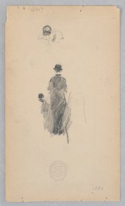 群衆の中の人物 作： Robert Frederick Blum