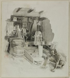 田んぼの害虫駆除 作： Robert Frederick Blum
