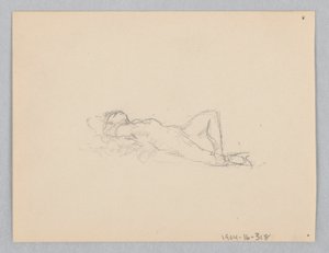 Study for a woman, “Moods to Music”, Mendelssohn Glee Club, New York, NY