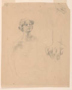 Study for woman, “Vintage Festival”, Mendelssohn Glee Club, ニューヨーク, NY 作： Robert Frederick Blum