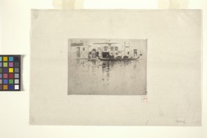 ヴェネツィアの運河 (インク) 作： Robert Frederick Blum