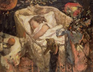 彼女の最初のクリスマス 作： Robert Gemmell Hutchison
