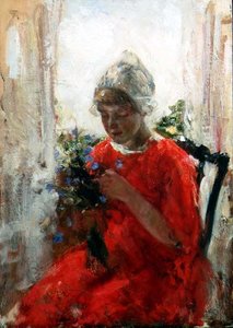 The Red Dress 作： Robert Gemmell Hutchison