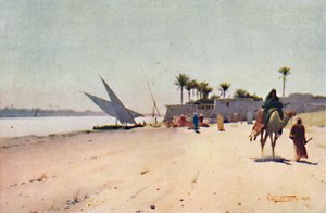 ナイル村、1880年、1904年 作： Robert George Talbot Kelly