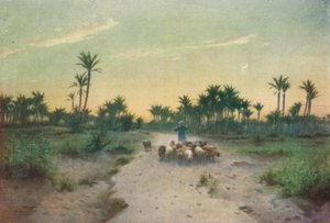 ゴセンの国-夕方、c1880、1904 作： Robert George Talbot Kelly