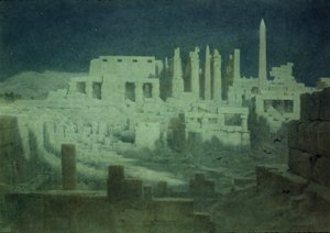 カルナックの月明かり 作： Robert George Talbot Kelly