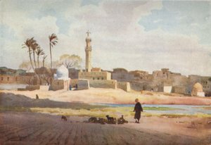 サラマンの村、c1880、1904
