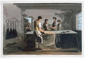 布製ドレッサー、1814年 作： Robert Havell