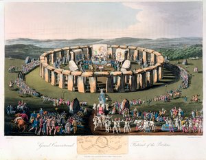 「ブリトン人のグランド・コンベンショナル・フェスティバル」、1815年 作： Robert Havell