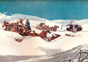 ホリーヘッドとチェスターの郵便、1905 作： Robert Havell