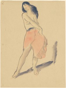 赤いスカートの踊り子 第2番 作： Robert Henri