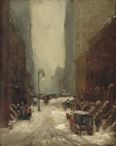 1902 年、ニューヨークの雪。 作： Robert Henri