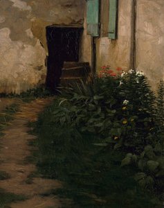 庭の小道、1896 年。
