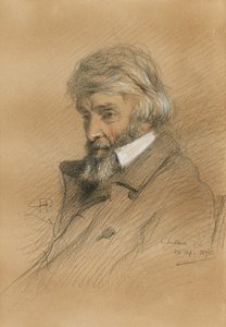 トーマス・カーライルの肖像 1795-1881, 1875. 作： Robert Herdman