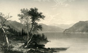 「レイク・ジョージ」、1874年。 作： Robert Hinshelwood