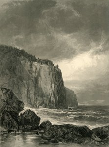 「スペリオル湖、バプティズム湾への入り口」、1872 年。 作： Robert Hinshelwood