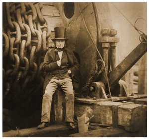 SSグレートイースタン、1857年の発射チェーンによるイサンバードキングダムブルネル