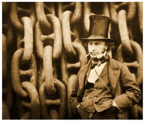 SSグレートイースタン、1857年の発射チェーンによるイサンバードキングダムブルネル 作： Robert Howlett