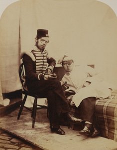 Lockart、31日（ハンティンドンシャー）足連隊、1856年（セピア写真） 作： Robert Howlett