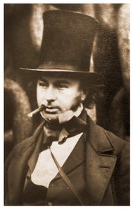 1857年、SSグレートイースタンの発射チェーンによるイサンバードキングダムブルネルの肖像 作： Robert Howlett