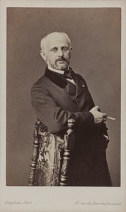 画家 Henri Lehmann 1814-1882 の肖像、1860 年頃。