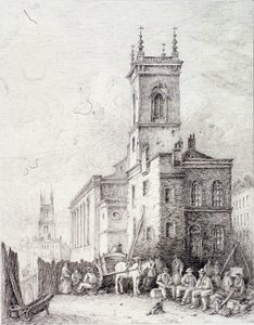 ホルボーン高架橋、ロンドン、c1865 作： Robert Kent Thomas