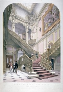 アーミー アンド ネイビー クラブ、ポール モール、ウェストミンスター、ロンドン、1853 年 作： Robert Kent Thomas