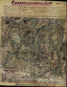 チャンセラーズヴィルの戦い、ヴァージニア、1863年5月2日と3日 LOC gvhs01.vhs00299 作： ロバートノックススネーデン