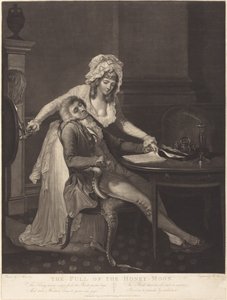 ハネムーンいっぱい 作： Robert Laurie after Francis Wheatley