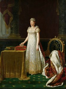 1814年、ハブブールロレーヌのマリールイーズ（1791年〜1847年） 作： Robert Lefevre