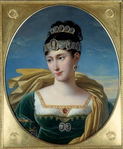ナポレオン1世の妹、ボルゲーゼ王女ポーリーヌ・ボナパルト（1780～1825年）の肖像 ロベール・ルフェーヴル（1755～1830年）画 作： Robert Lefevre