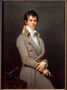 画家ピエール・ナルシス（Pierre-Narcisse）・ゲラン（1774-1833）の肖像 ロベール・ルフェーヴル（1755-1830）の絵画 19世紀 日1,09x0,8m - オルレアン美術博物館 作： Robert Lefevre