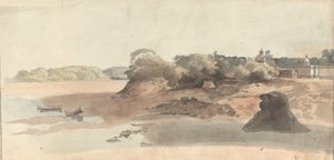 川沿いの建物 作： Robert Mabon