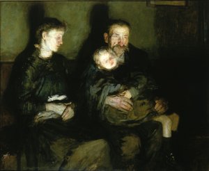 医者を待っている、1910年。 作： Robert MacCameron