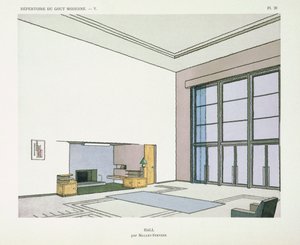 ホール、「モダンテイストのレパートリー」より、1929年発行