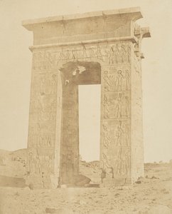 プトレマイオス フィロメデルの門、紀元前 180、カルナック、カリフォルニア州。 1856年。 作： Robert Murray.