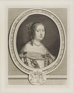オーストリアのアン、フランスの女王 作： Robert Nanteuil