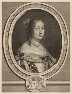 オーストリアのアン、フランスの女王 作： Robert Nanteuil
