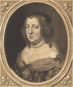 オーストリアのアン、フランスとナバラの女王 作： Robert Nanteuil