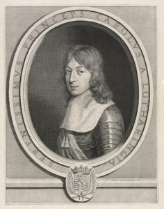 ロレーヌ公チャールズ5世、1660年。 作： Robert Nanteuil