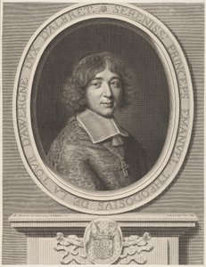 エマニュエルテオドースドゥラトゥールドーベルニュ、ルカーディナルドブイヨン、1668年。 作： Robert Nanteuil