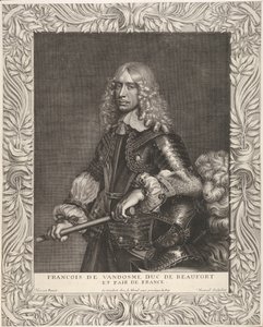 フランソワ・ド・ヴァンドーム、公爵のビューフォート、ca。 1649 作： Robert Nanteuil