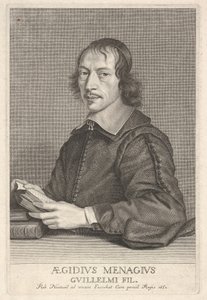 ジル・メナージュ、ca。 1652年。 作： Robert Nanteuil