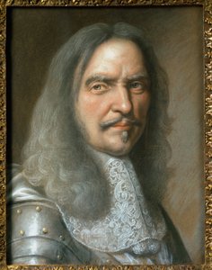 アンリ・ド・ラ・トゥール・ドーヴェルニュ（1611-75）トゥレンヌの子爵（紙にパステル）