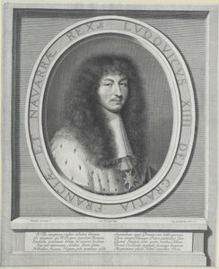 フランス王ルイ14世 作： Robert Nanteuil
