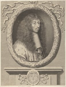 ブルボンのルイ2世、コンデの王子、1662年。 作： Robert Nanteuil